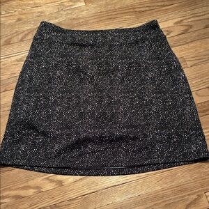 Seg’ments Lux Elegant Black and White Stretchy Women's Skort